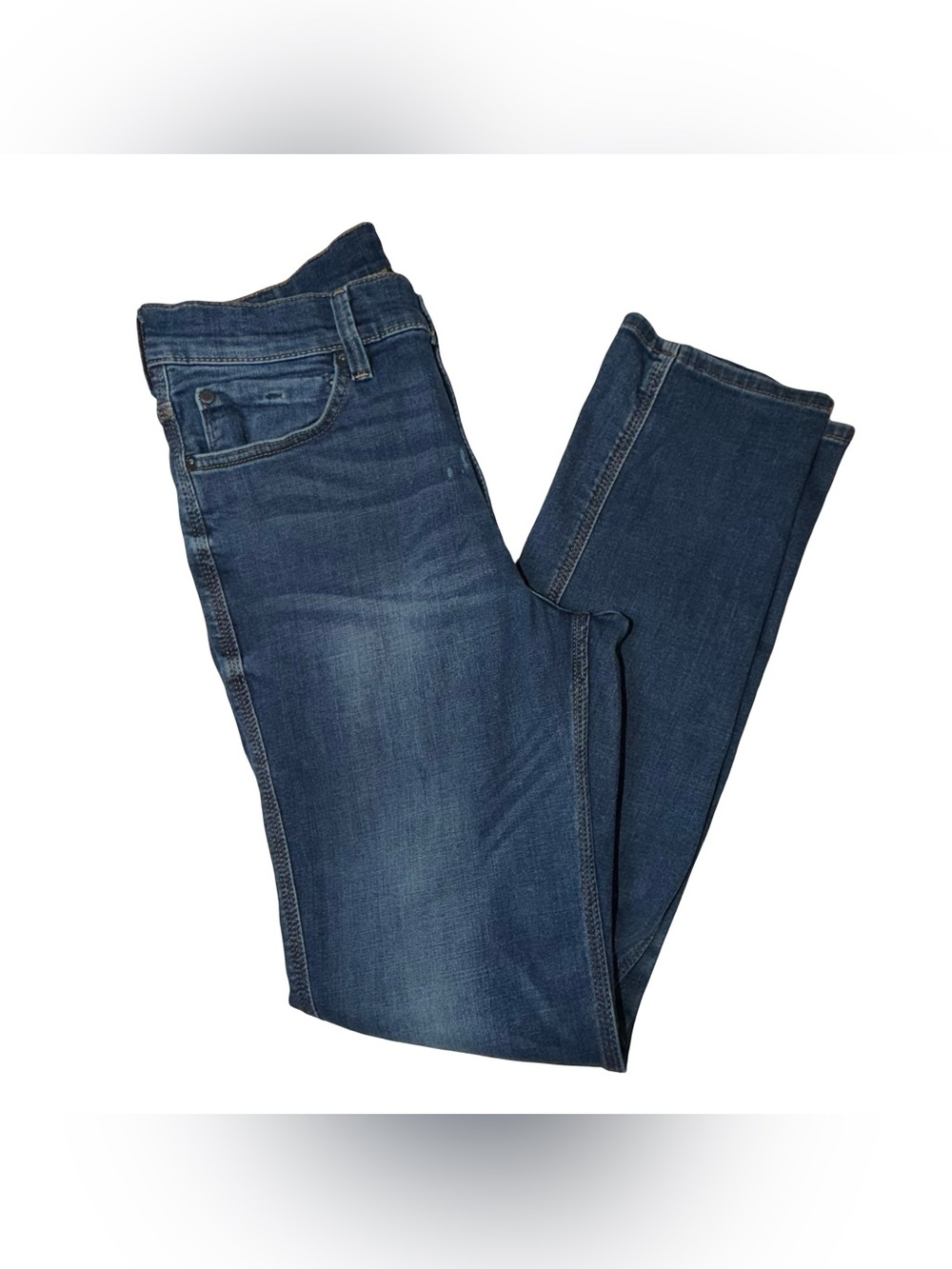 Slim Straight Men's Indigo Blue Jeans